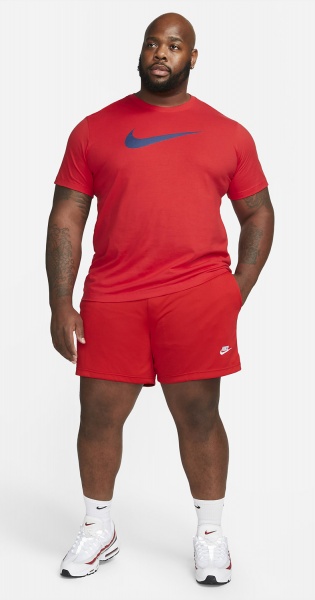 Шорты Nike CLUB MESH FLOW SHORT DX0735-657 р. XL красный