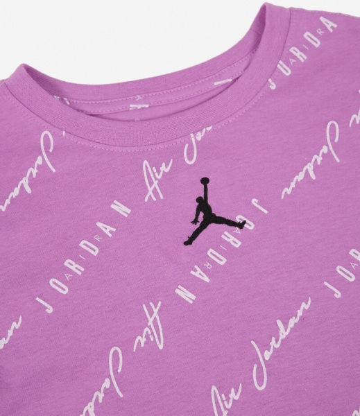 Футболка Jordan ESSENTIALS AOP SS TEE 45C197-P3R р.S фіолетовий