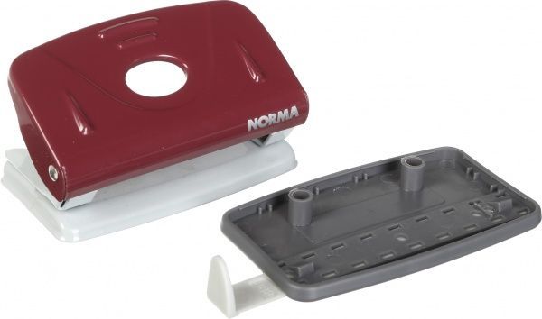 Дырокол с линейкой 10 листов NORMA