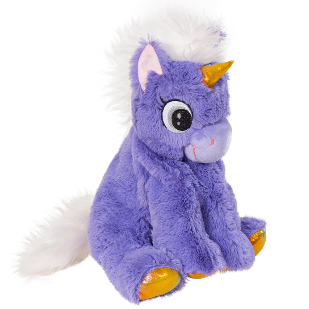 М'яка іграшка подарункова Stip Єдиноріг 30 см фіолетовий