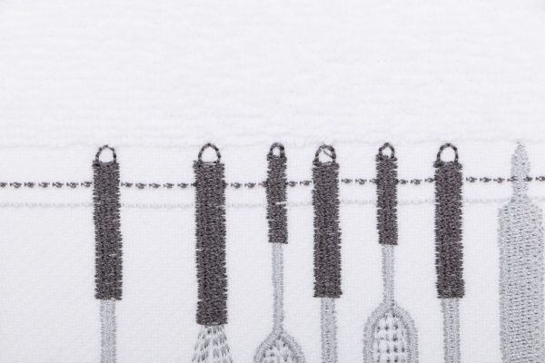 Набор полотенец кухонных Kitchen 2 шт. 40x60 см La Nuit белый 