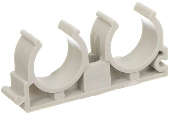 Клипса Сантехмонтаж двойная 25 мм