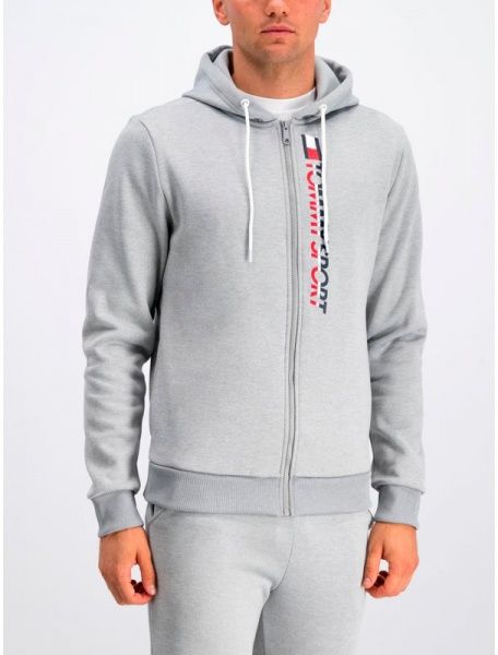 Джемпер Tommy Hilfiger FLEECE ZIP UP HOODY S20S200281001 р. M світло-сірий