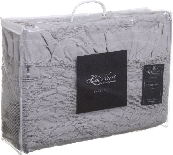 Покривало San 230x270 см La Nuit світло-сірий 