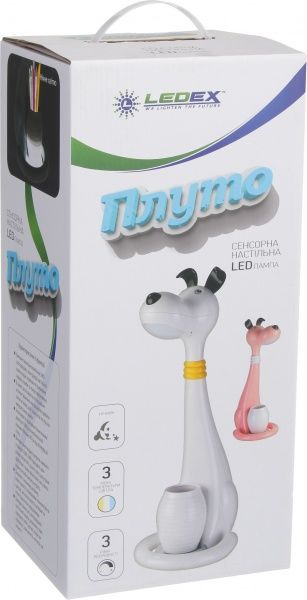 Настольная лампа Плуто 6 Вт розовый LX-102931 