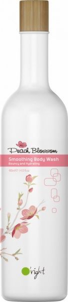 Гель для душа O'right органический смягчающий с цветами персика 400 мл