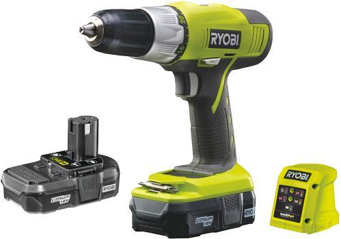 Шуруповерт аккумуляторный RYOBI ONE+ R18DDP-LL13G