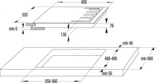 Варочная поверхность Gorenje G 640 W