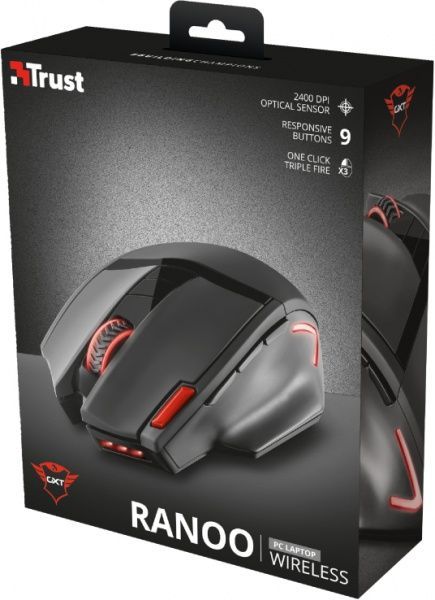 Миша Trust GXT 130 Wireless Black 
