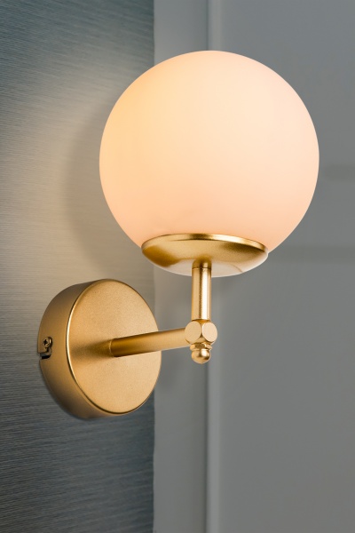 Бра Luna Dolphin 1x60 Вт E27 золотой MDL.4759 