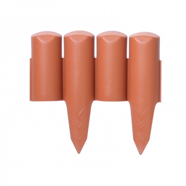 Забор декоративный Prosperplast Palisada 2500/228 мм терракот