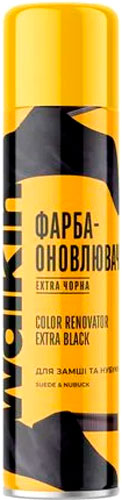 Спрей-краска для замши и нубука WALKIN черный 250 мл