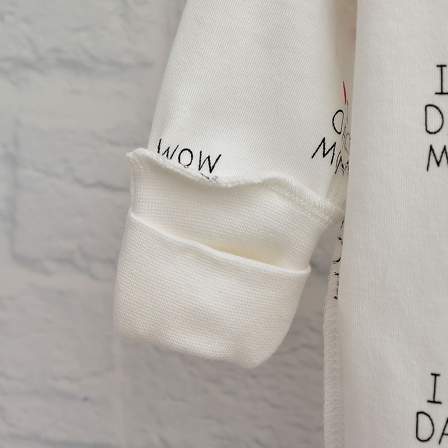 Комбінезон Blanka Люблю тата і маму білий р.62-68 110786