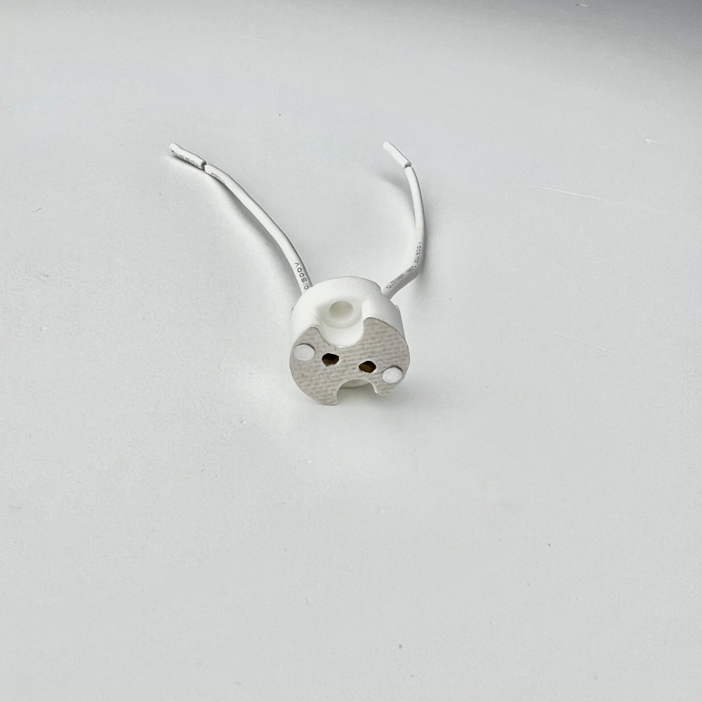 Патрон электрический G5,3 Luminaria с проводом GU5.3 керамика белый SOCKET GU5.3