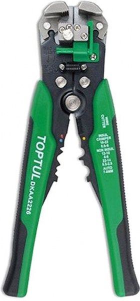 Кліщі обтискні для обтискача клем і зняття ізоляції Toptul DKAA2226