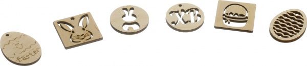 Набор заготовок Пасха 6 шт. Rosa Talent 