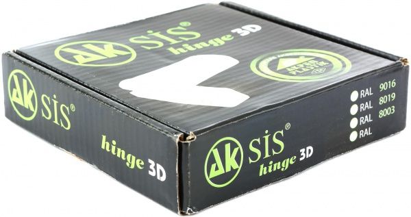 Петля для металлопластиковых окон  Pavo 120 кг 110x120x15 мм белый