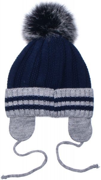 Комплект шапка + снуд Mari-Knit 0842 р.48-50 синій 