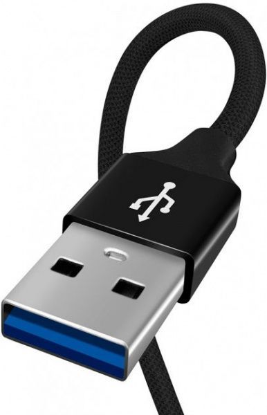 Кабель ColorWay USB - Apple Lightning 2.4А 2 м черный 