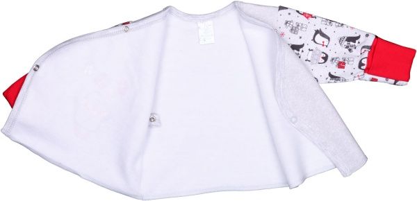 Распашонка детская Baby Veres Penguins р.62 красный 