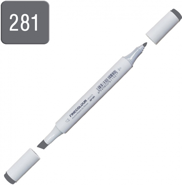 Маркер спиртовой FINECOLOUR Junior EF101-281 нейтральный серый №8 