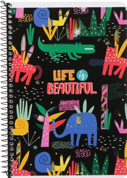 Тетрадь школьная А5 80 листов в клеточку A5-SC-080-6081K Student Школярик