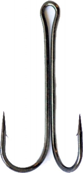 Гачок подвійний Basic Double Hook DH8100 №2/0 5 шт. з довгим цівком