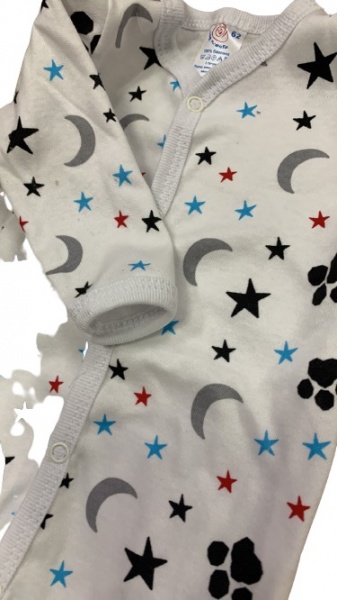 Человечек унисекс Моя планета месяц+звезда р.74 