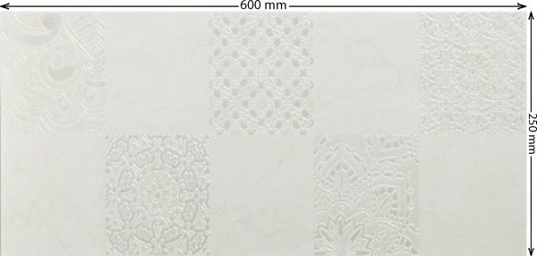 Плитка Атем Marfil Pattern Декор 25x6 