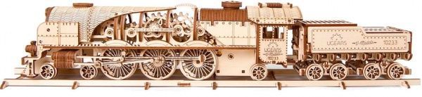 Конструктор Ukrainian Gears модель Локомотив з тендером V-Експрес 70061