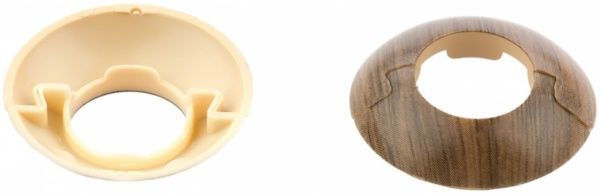 Розетка на трубы SALAG 70 дуб бурбон темный 23 мм