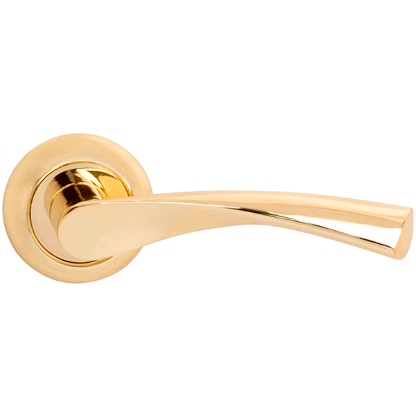 Ручка на розетці  Comit Vela CM 170 полірована латунь