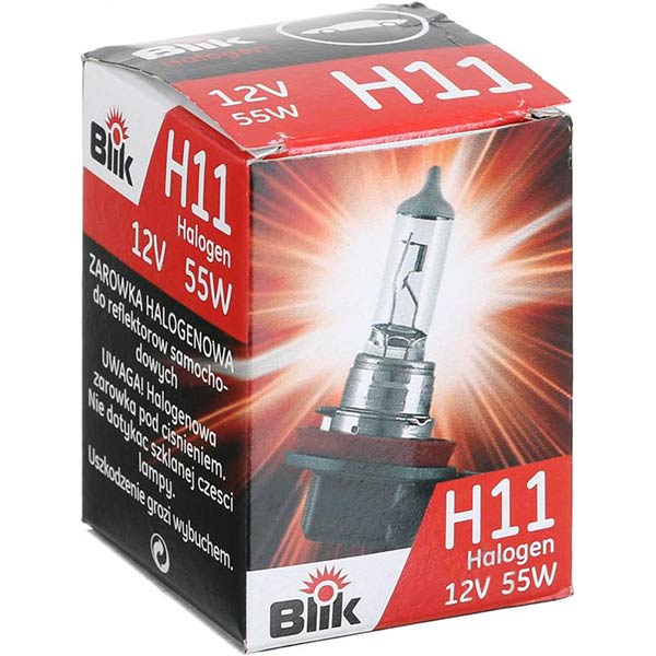 Лампа галогенная BLIK 92567 H11 PGJ19-2 12 В 55 Вт 1 шт