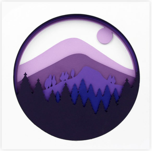 Набор для рисования картина 3D Пейзаж. Горы 3 (N0003510) 30х30 см Rosa Talent 