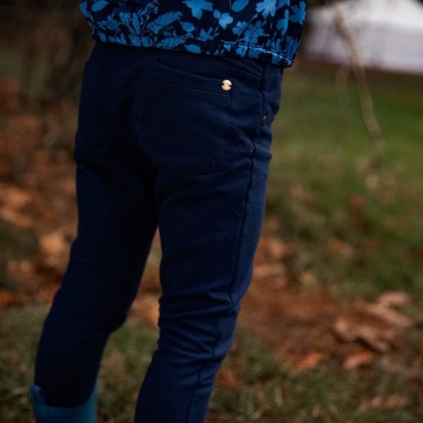 Джегинсы Koko Noko р.122 темно-синий U44978-37 