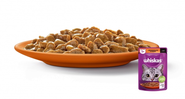 Корм Whiskas в соусе с курицей 85 г