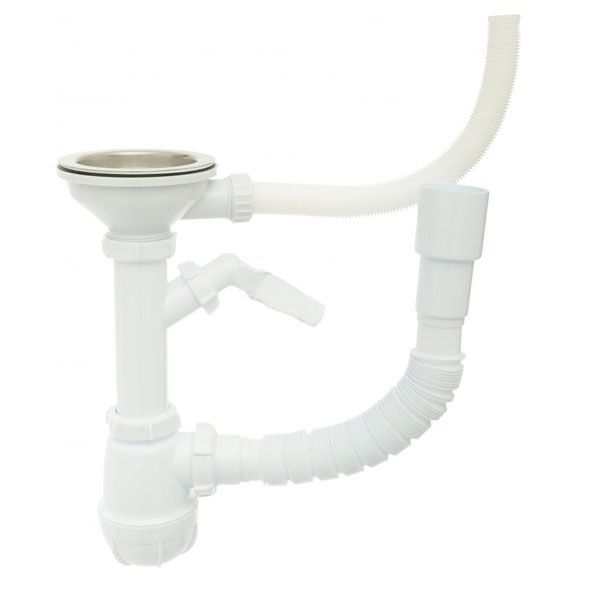 Сифон кухонний Aquanet 40х50/50