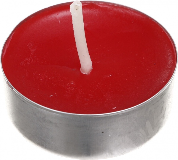 Свеча-таблетка ароматизированная Kyiv Candle Factory Сладкие сны У7071 красный 4 шт 