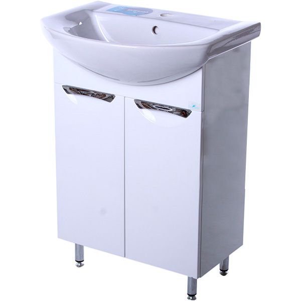 Тумба з умивальником Сансервіс Laura Libra 60 см біла