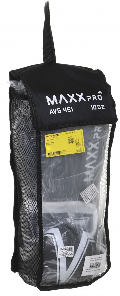 Боксерские перчатки MaxxPro AVG-451 Black vynil-10 р. 10 10 ozoz Black vynil-10 черный