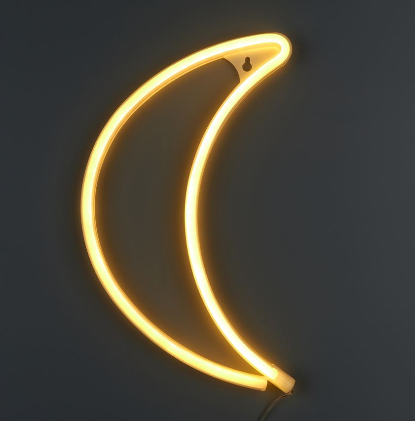 Неоновая вывеска Luna LUDS-NEO-35 Місяць синий/теплый белый