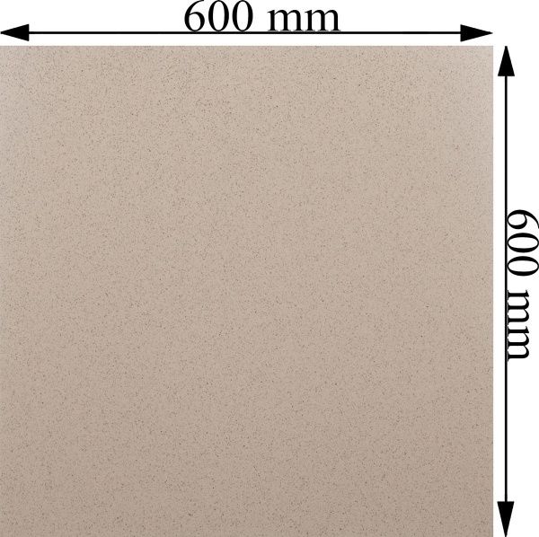 Плитка REZULT ceramika SP Natural світло-бежевий 60х60 