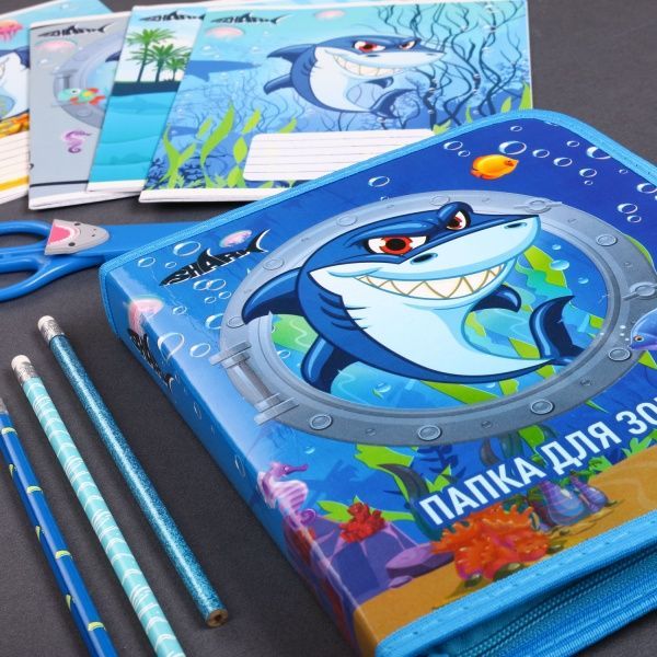 Акварель медовая 12 цветов без кисточки 400102 Shark