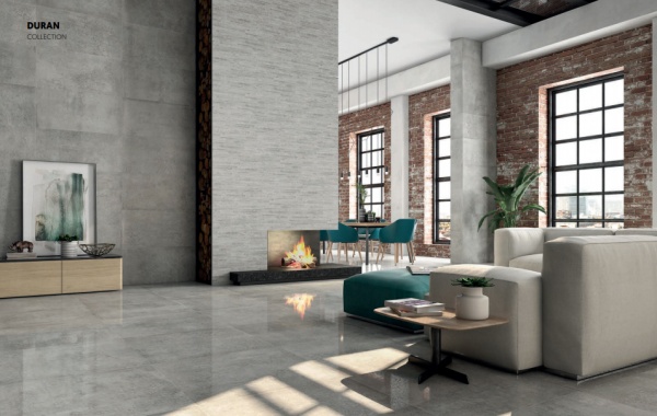 Плитка SALONI Duran Klee Gris 45x90 