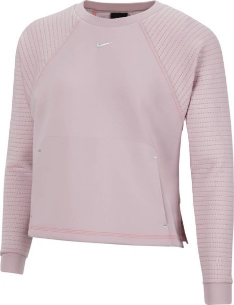 Джемпер Nike W NP LUX CLN DRY FLEECE CREW CU5745-516 р. XS розовый