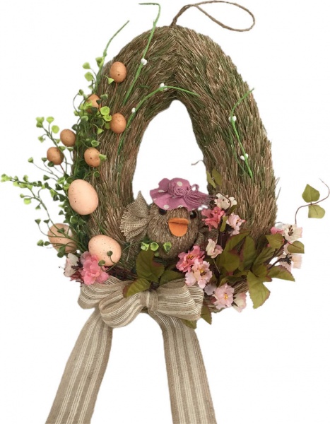 Декорация яйцо с декором 35 см