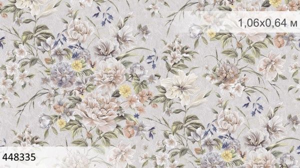 Шпалери вінілові на флізеліновій основі Sintra Flora 448335 1,06x10,05 м 