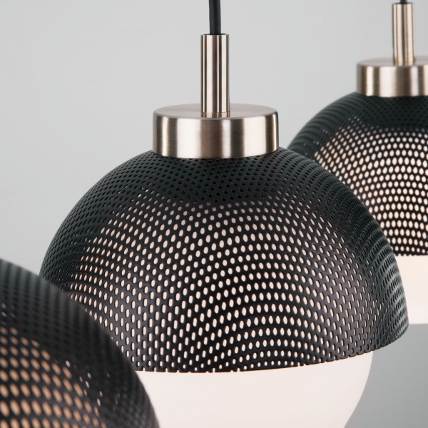 Подвес Strotskis Nocciola 3x60 Вт E27 бело-черный 50106/3 (бронза) 