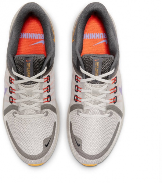 Кроссовки Nike Quest 4 DA1105-008 р.US 9 серо-черный