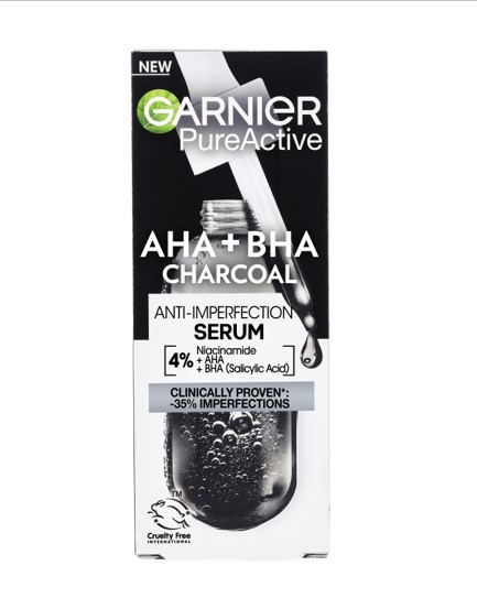 Сыворотка-пилинг Garnier с углем против недостатков кожи лица 30 мл